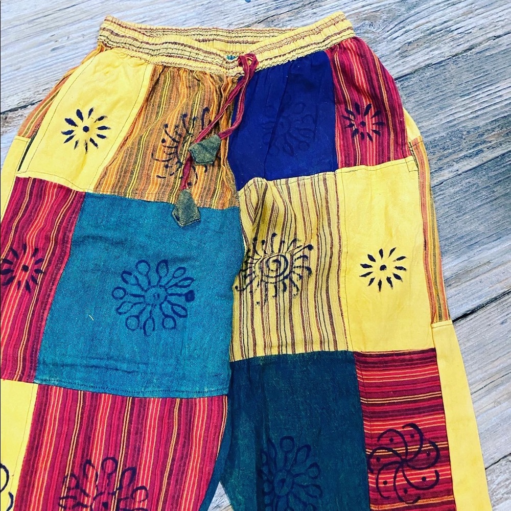 Boho Hippie Patchwork Pants - image 6
